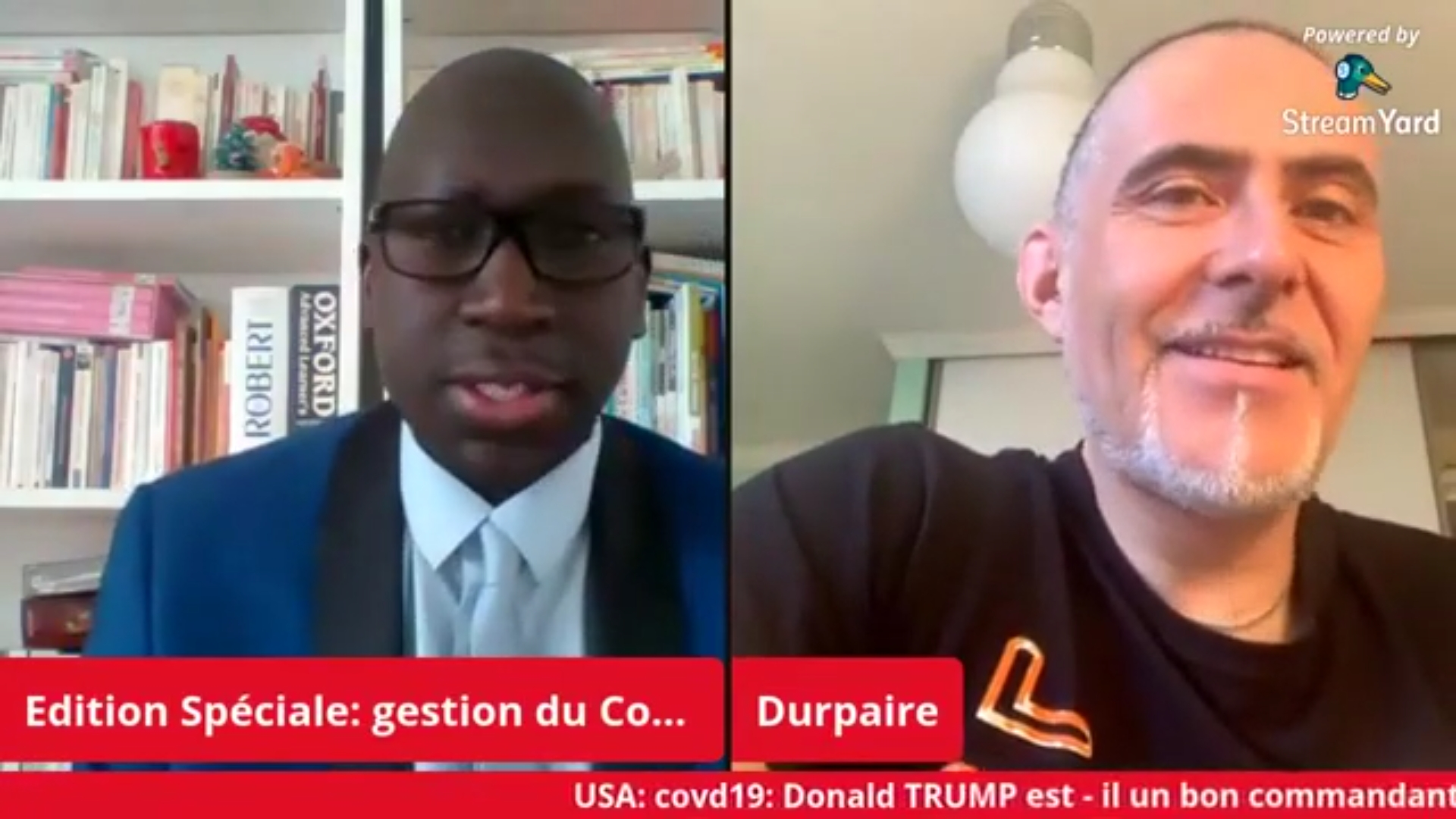 édition spéciale: Etats-Unis: la gestion du Président Donald TRUMP de la pandémie du Covid 19 avec François DURPAIRE, éditorialiste, Historien des Etats-Unis.