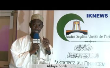 L’appel à la mobilisation de la Zawiya Seydina Cheikh de Paris
