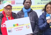 Paris: Manifestation de la Diaspora contre les dérives de Macky Sall devant le Consulat Général du Sénégal