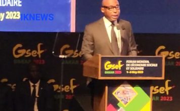 Barthélémy Dias maire de Dakar au Forum Mondial de l’économie Sociale et Solidaire