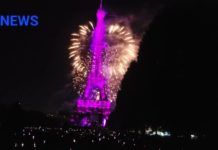 La Tour Eiffel brille de mille feux: Revivez l’intégralité du sublime feu d’artifice du 14 juillet.