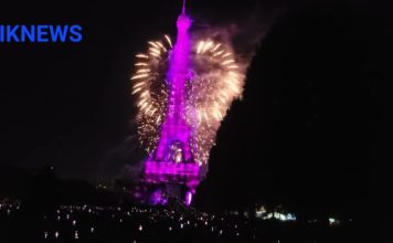 La Tour Eiffel brille de mille feux: Revivez l’intégralité du sublime feu d’artifice du 14 juillet.