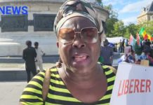 Sénégal le soutien des africain: Ñara Filomena Keita Angue , Guinée Équatoriale et Maki Houmed-Gaba, Djibouti représentant ARD, CTD