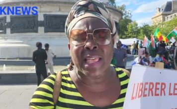 Sénégal le soutien des africain: Ñara Filomena Keita Angue , Guinée Équatoriale et Maki Houmed-Gaba, Djibouti représentant ARD, CTD