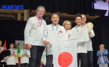 Remise du trophée international de la Chocolaterie et de la Pâtisserie 2023. le Japon prend la Première place