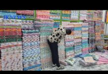 Tabaski: au marché HLM, les vendeurs de Bazins se frottent les mains